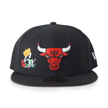 New Era Chicago Bulls "Crown Champs" 59Fifty Fitted - Black