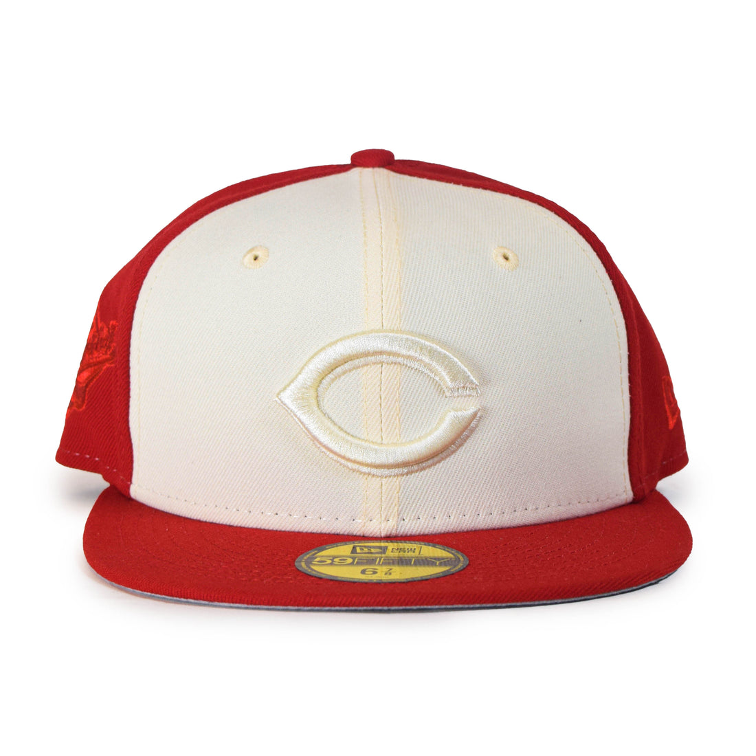 New Era Cincinnati Reds "Tonal 2Tone" 59Fifty Fitted - Cream/Red