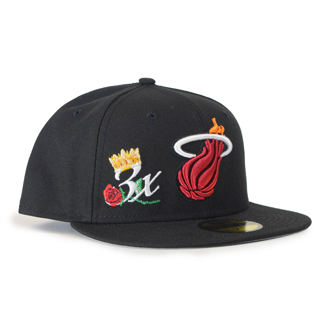 New Era Miami Heat "Crown Champs" 59Fifty Fitted - Black