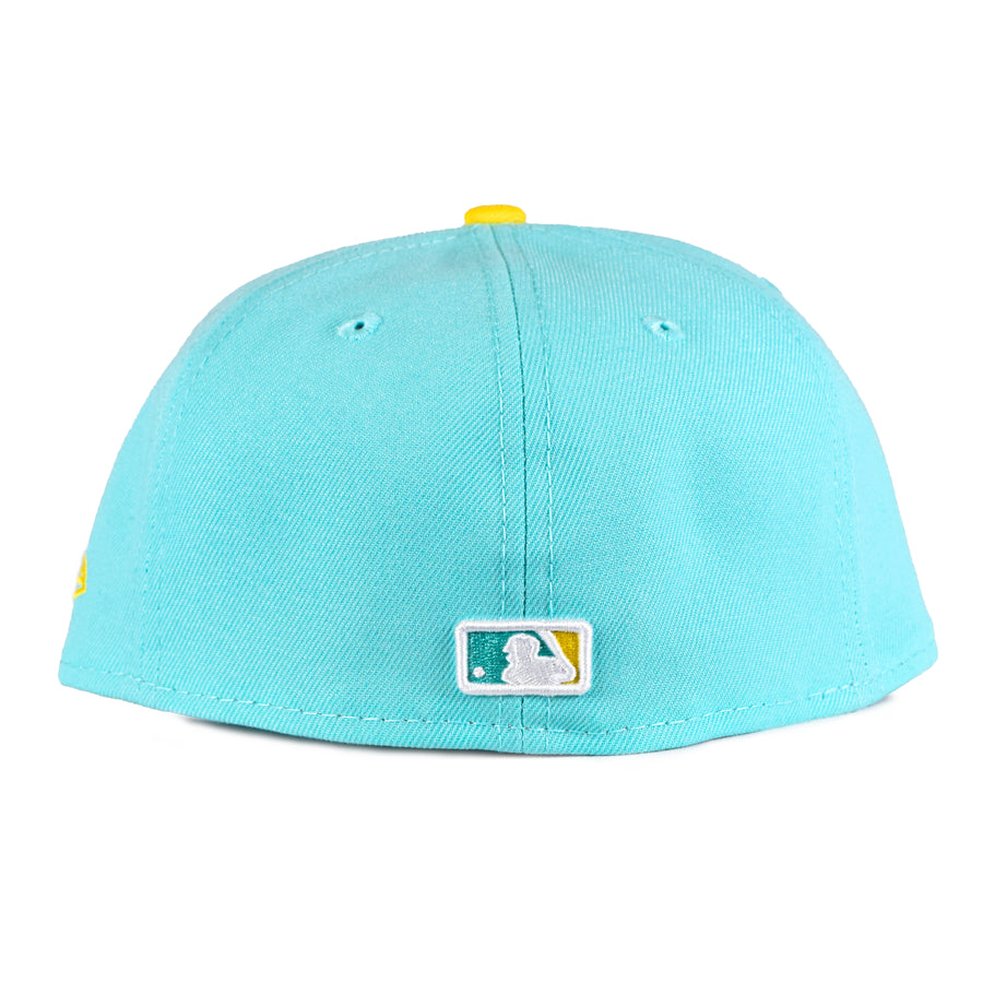 New Era Cincinnati Reds 59 Fifty Fitted - Mint/Yellow