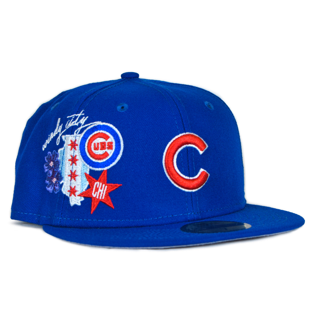 New Era Chicago Cubs "State Patch" 59Fifty Fitted - Blue