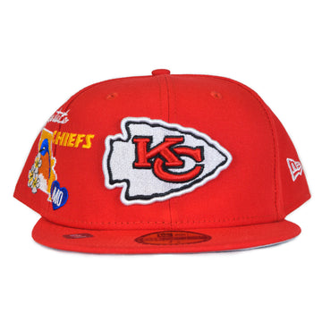 New Era Kansas City Chiefs "State Patch" 59Fifty Fitted- Red