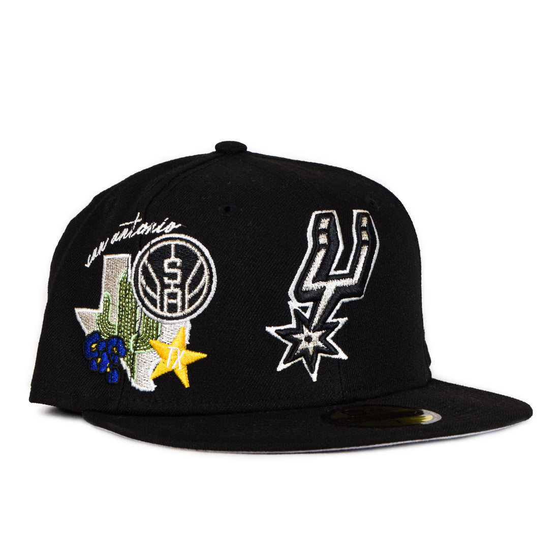 New Era San Antonio Spurs "State Patch" 59Fifty Fitted - Black