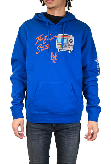 New Era New York Mets Subway Hoodie - Blue/Orange