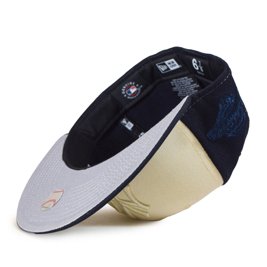 New Era New York Yankees "Tonal 2Tone" 59Fifty Fitted - Cream/Navy