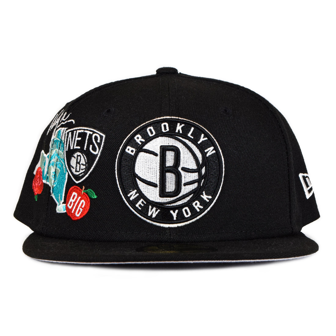 New Era Brooklyn Nets "State Patch" 59Fifty Fitted - Black