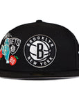 New Era Brooklyn Nets "State Patch" 59Fifty Fitted - Black