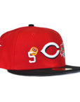 New Era Cincinnati Reds 2Tone "5 Rings 59Fifty Fitted - Red/Black