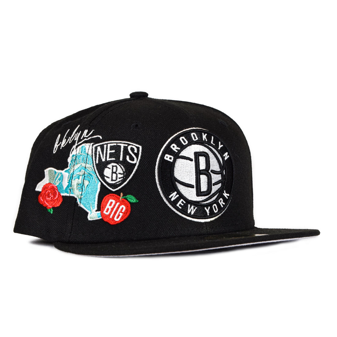 New Era Brooklyn Nets "State Patch" 59Fifty Fitted - Black