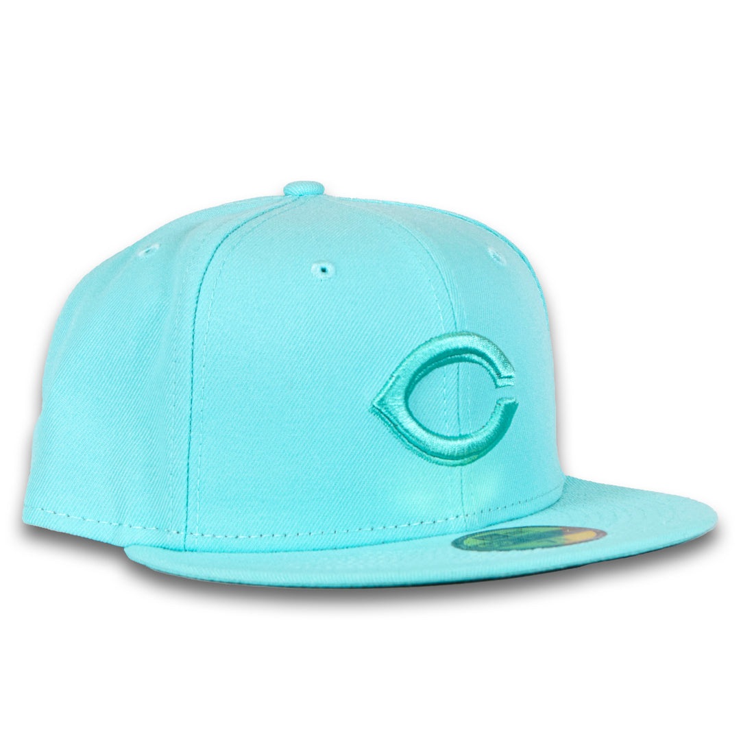 New Era 59Fifty Fitted Cap: Cincinnati Reds [Mint-Tonal]