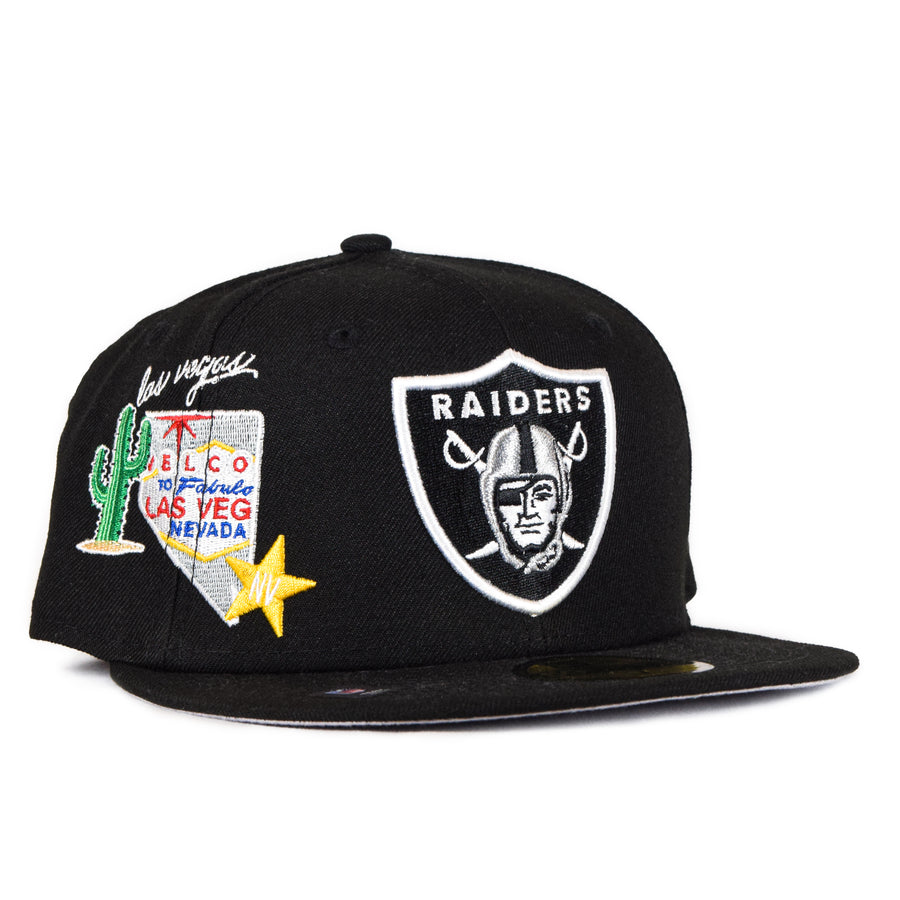 New Era Las Vegas Raiders "State Patch" 59Fifty Fitted - Black