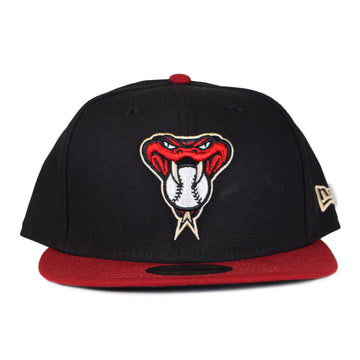 New Era Arizona Diamondbacks Fitted (Red Snake) - Black