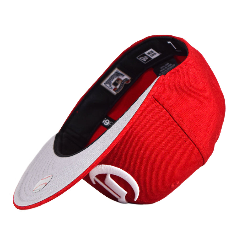 New Era Cincinnati Reds 59FIFTY Fitted - Red/Old English 7 3/8