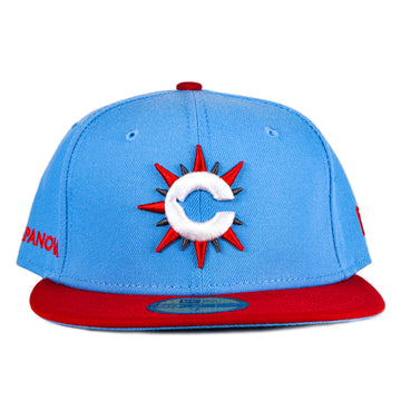 New Era CAPANOVA "C" 59Fifty Fitted - Light Blue/Red/White