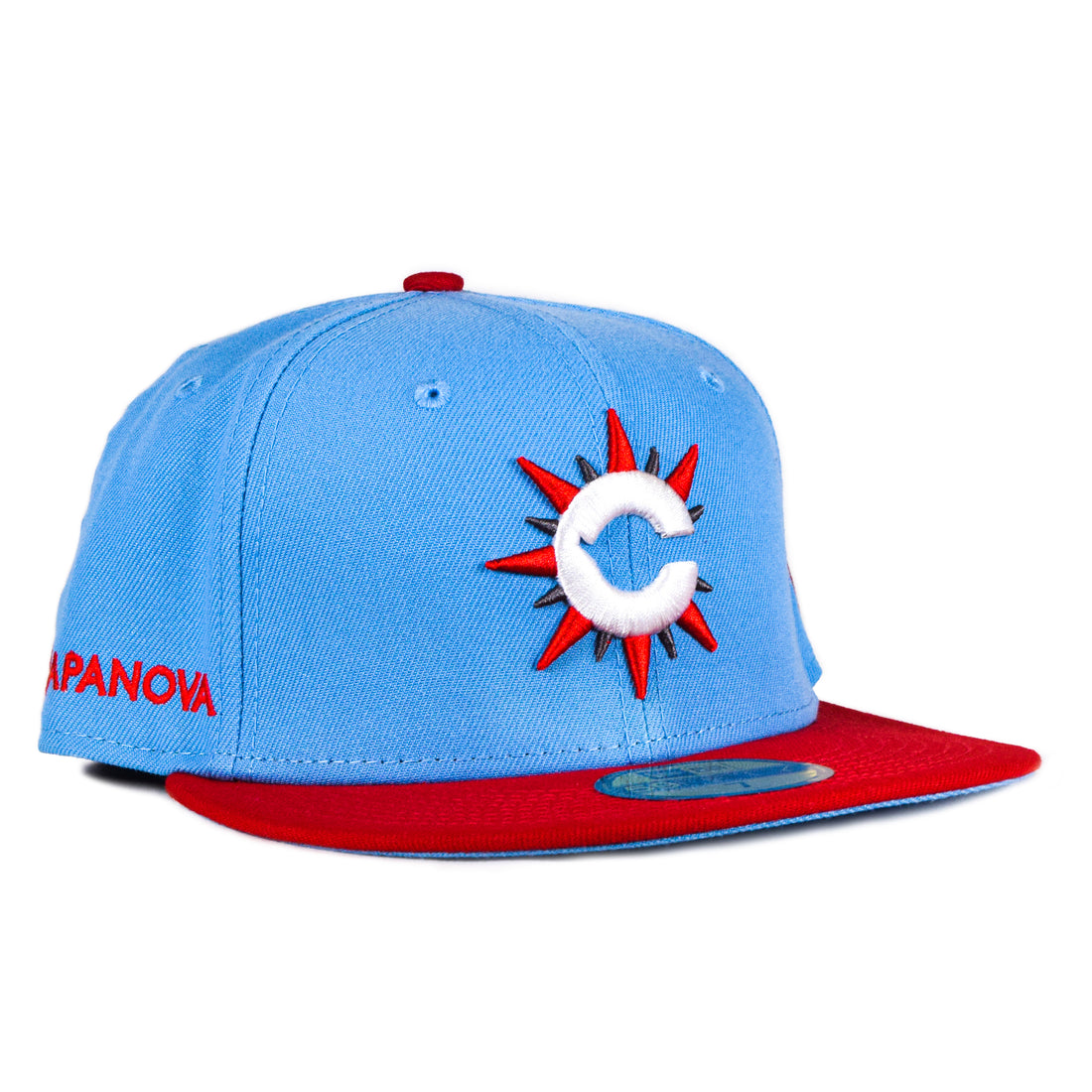 New Era CAPANOVA "C" 59Fifty Fitted - Light Blue/Red/White