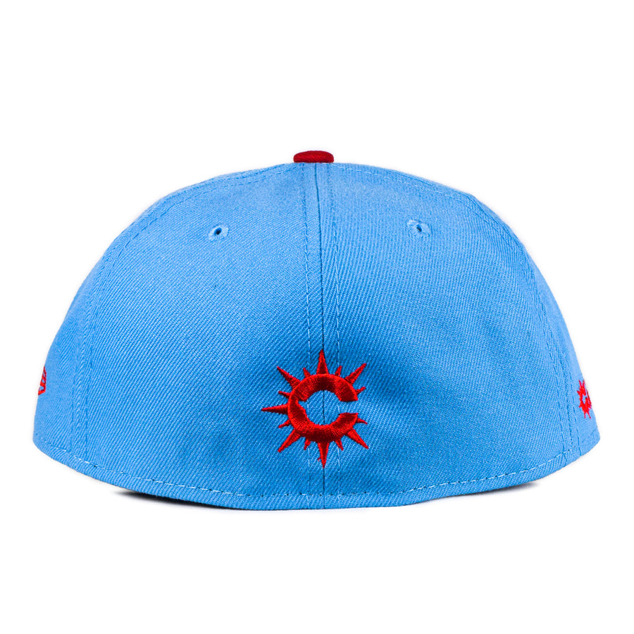New Era CAPANOVA "C" 59Fifty Fitted - Light Blue/Red/White