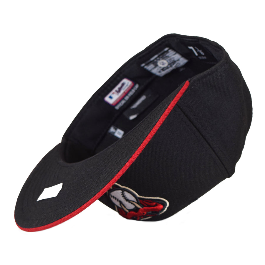 New Era Arizona Diamondbacks Fitted (Red Snake) - Black