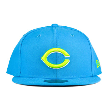 New Era Cincinnati Reds 59Fifty Fitted (Snapback) - Blue/Lime