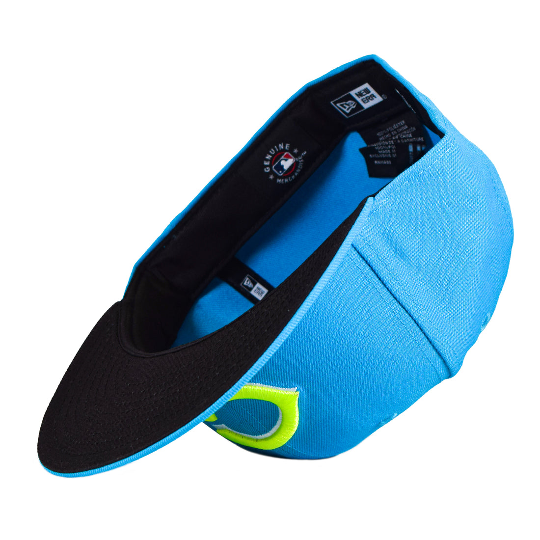 New Era 59Fifty Fitted Cap: Cincinnati Reds [Blue/Lime]