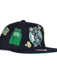 Mitchell & Ness "My Town" Boston Celtics Snapback - Black w/Patches