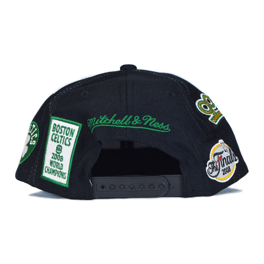 Mitchell & Ness "My Town" Boston Celtics Snapback - Black w/Patches