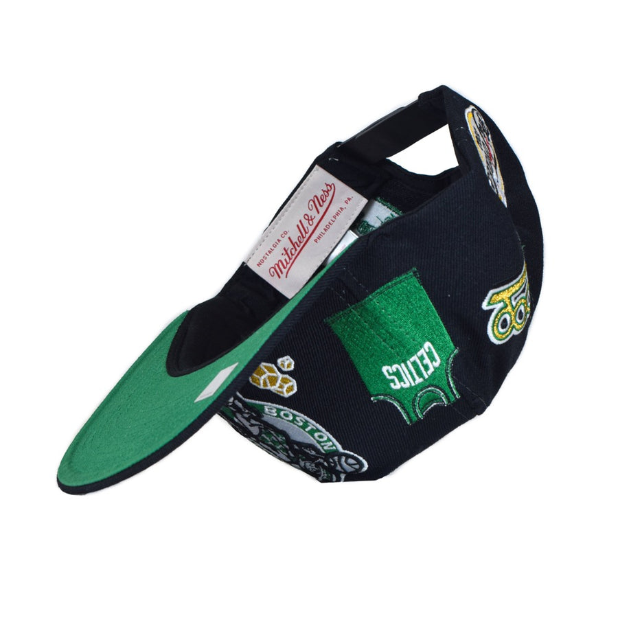 Mitchell & Ness "My Town" Boston Celtics Snapback - Black w/Patches