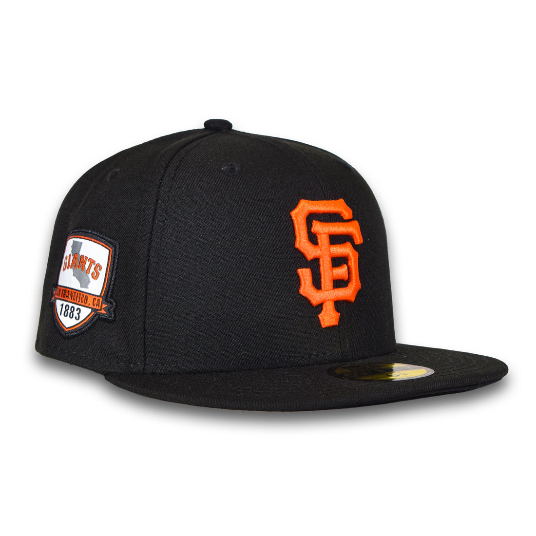 New Era San Francisco Giants 59 Fifty Fitted- Black w City Side Patch