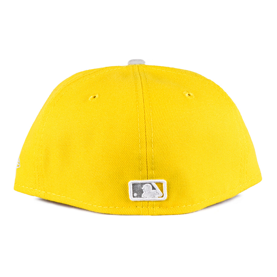 New Era  Atlanta Braves 59 Fifty Fitted - Yellow/Gray