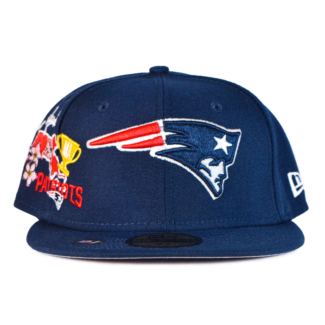 New Era New England Patriots "State Patch" 59Fifty Fitted - Navy