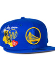 New Era Golden State Warriors "State Patch" 59Fifty Fitted - Blue
