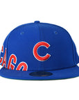 New Era Chicago Cubs "Side Split" 59Fifty Fitted - Royal Blue