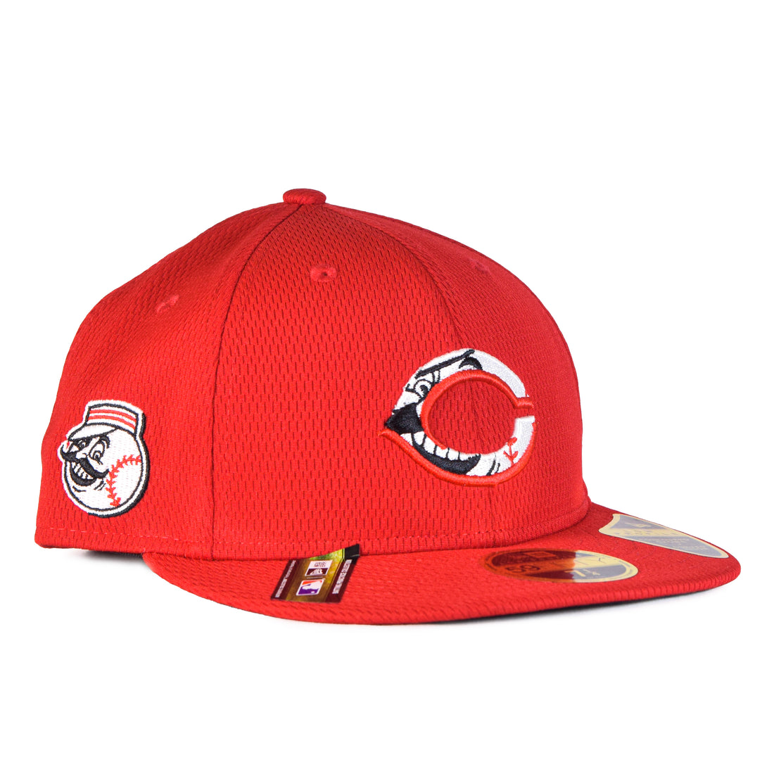 New Era Cincinnati Reds 59Fifty Mesh Fitted Low Profile - Red