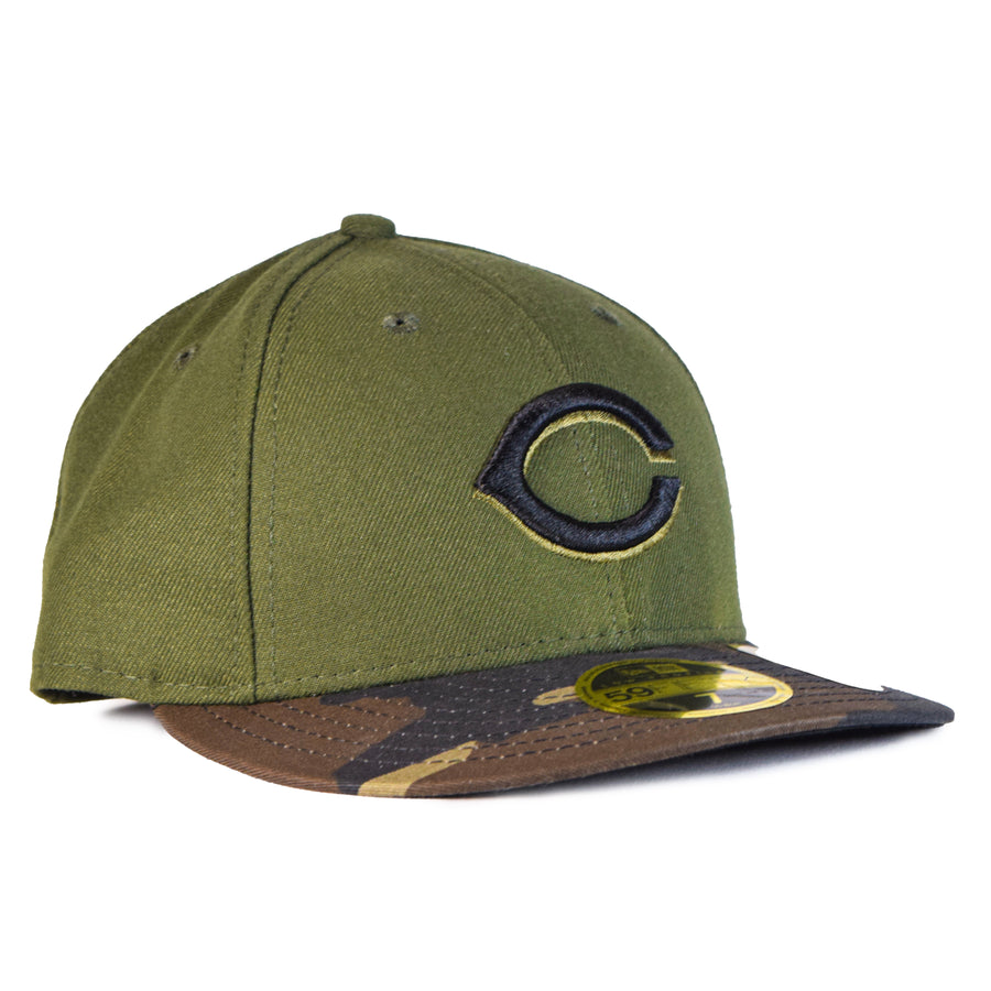 New Era 59Fifty Low Profile Cincinnati Reds 59Fifty Fitted - Green/Camo