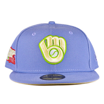 New Era Milwaukee Brewers 59Fifty Fitted - Lilac Pack