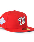 New Era Washington Nationals "Pop Sweat" 59Fifty Fitted - Red