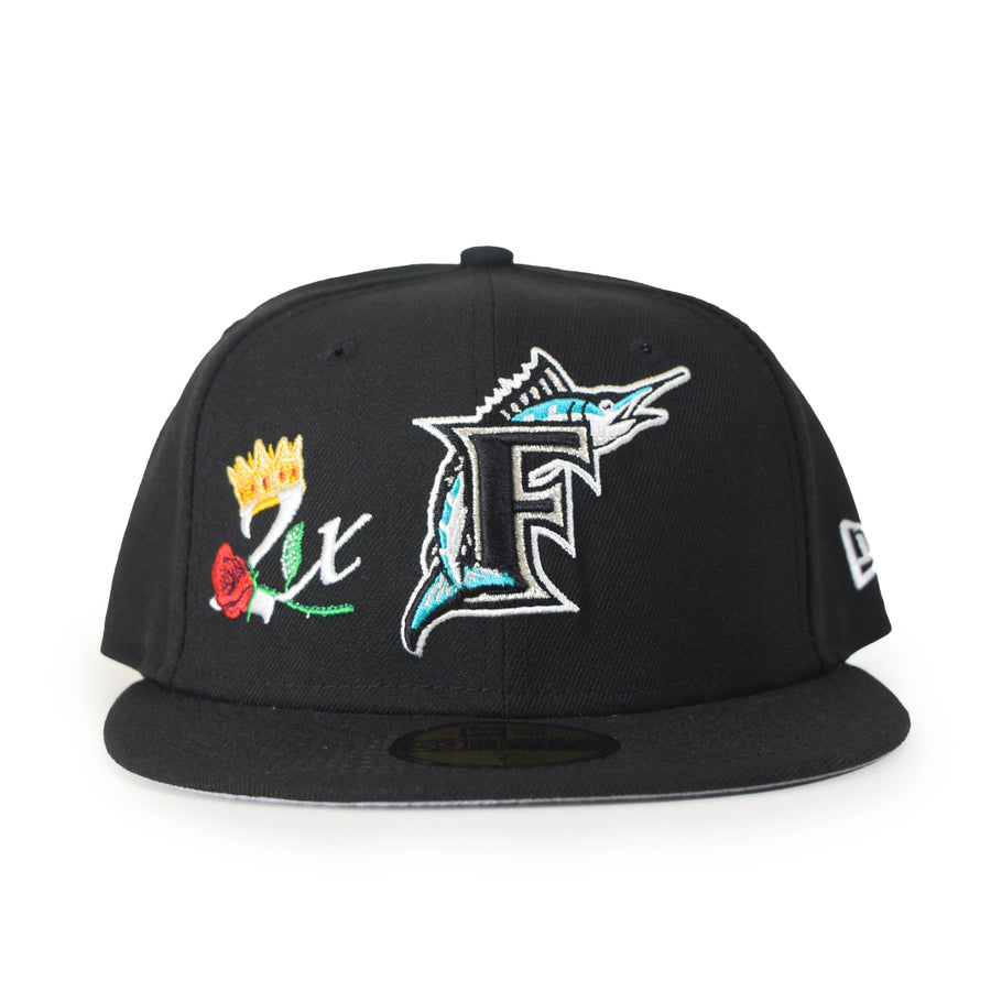 New Era Florida Marlins "Crown Champs" 59Fifty Fitted - Black