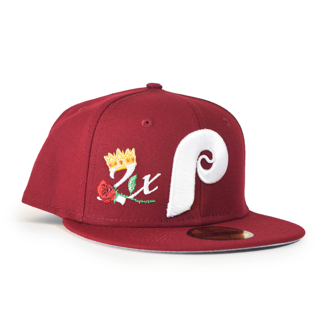 New Era Philadelphia Phillies "Crown Champs" 59Fifty Fitted - Maroon