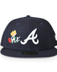 New Era Atlanta Braves "Crown Champs" 59Fifty Fitted - Navy