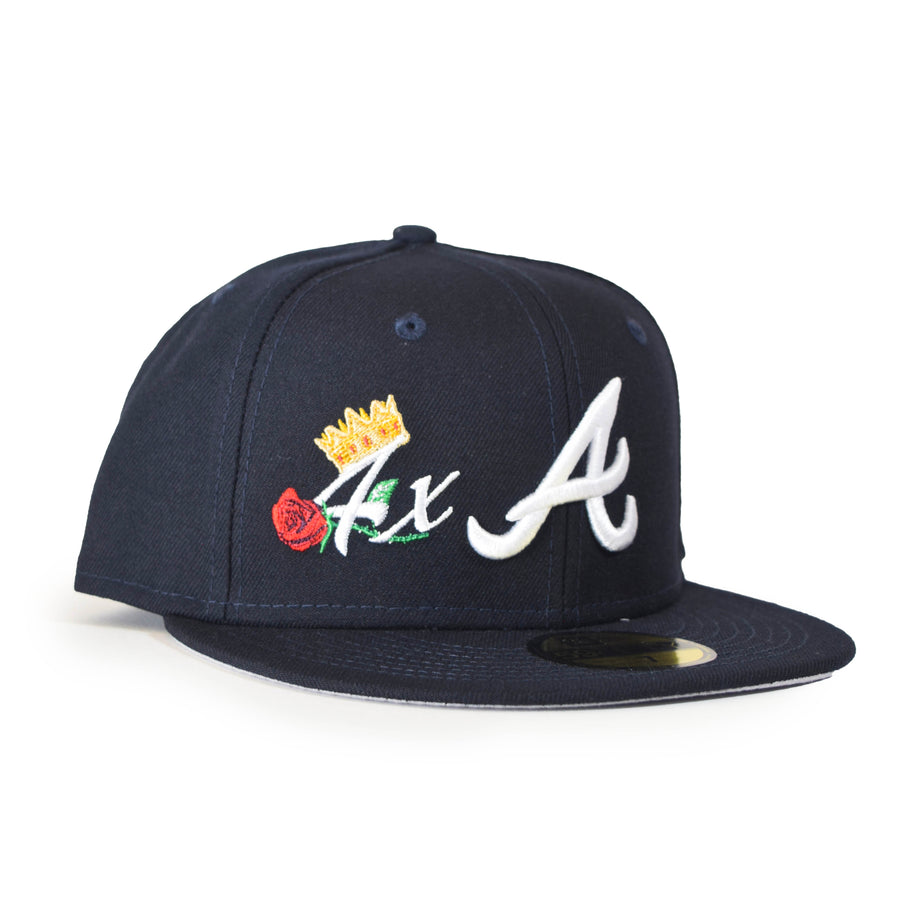 New Era Atlanta Braves "Crown Champs" 59Fifty Fitted - Navy