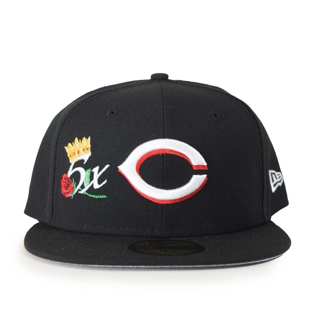 New Era Cincinnati Reds "Crown Champs" 59Fifty Fitted - Black