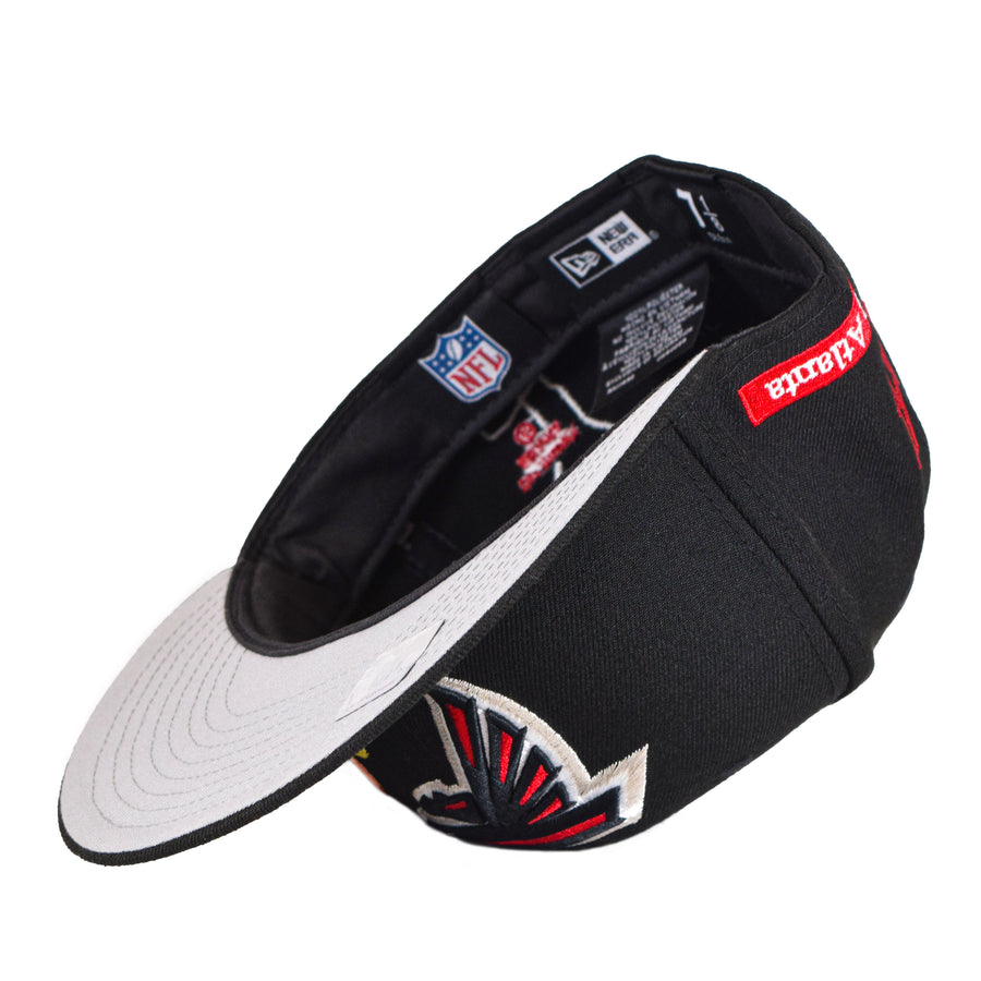 New Era Atlanta Falcons Peach Patch 59Fifty Fitted - Black