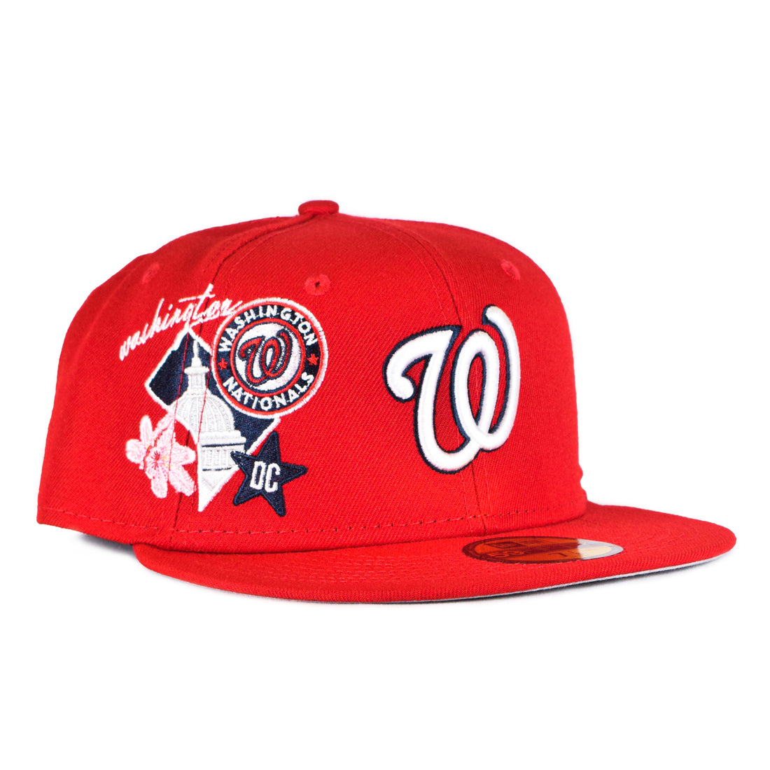 New Era Washington Nationals "State Patch" 59Fifty Fitted - Red