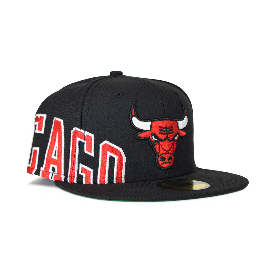 New Era Chicago Bulls "Side Split" 59Fifty Fitted - Black