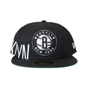 New Era Brooklyn Nets "Side Split" 59Fifty Fitted - Black
