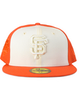 New Era San Francisco Giants "Tonal 2Tone" 59Fifty Fitted - Cream/Orange