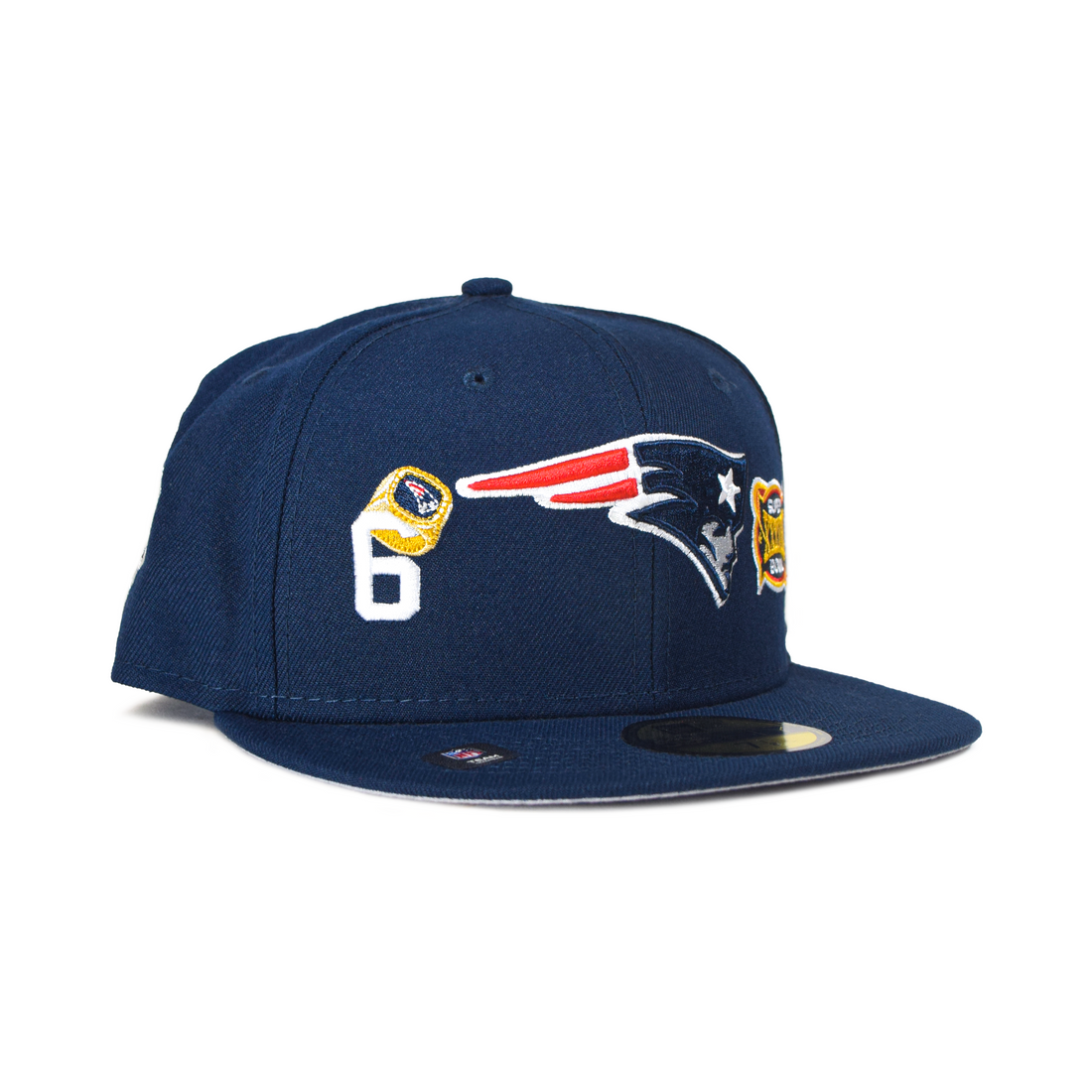 New Era New England Patriots "Rings" 59Fifty Fitted - Navy