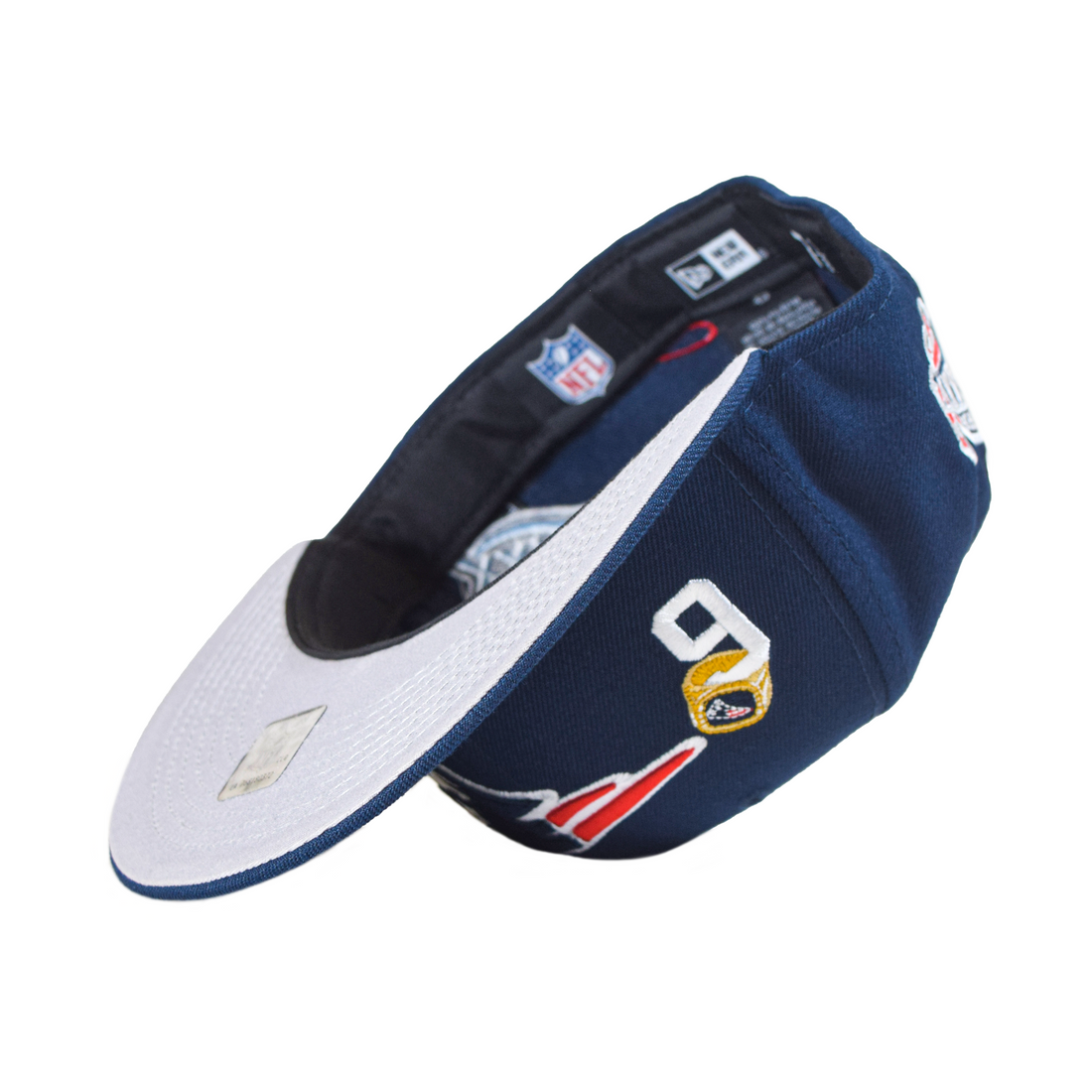 New Era 59Fifty Fitted Cap: New England Patriots [Rings]