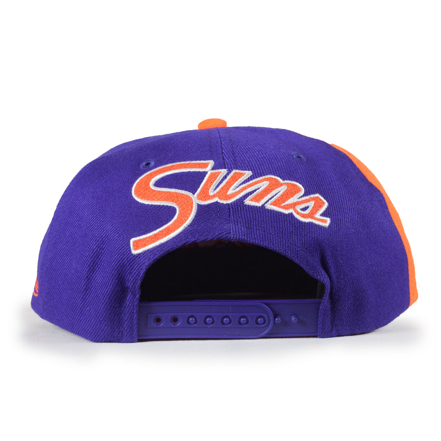 Mitchell & Ness "PS" Phoenix Suns Snapback - Purple/Orange One Panel