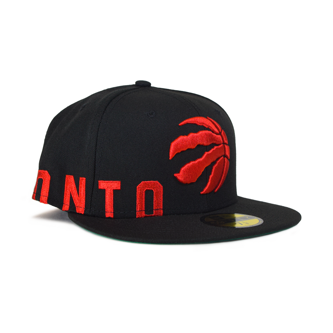 New Era Toronto Raptors "Side Split" 59Fifty Fitted - Black