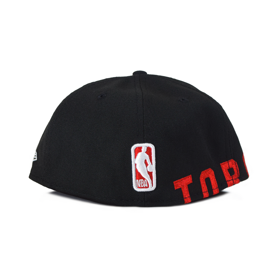 New Era Toronto Raptors "Side Split" 59Fifty Fitted - Black